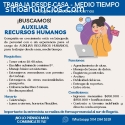 Auxiliar Recursos Humanos - Medio Tiempo