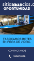 Botes en fibra de vidrio. ¡aprovecha!