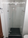 divisiones de baño en vidrio templado