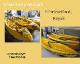 Fabricación de Kayak en fibra de vidrio.