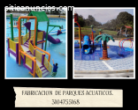 Fabricación de parques acuáticos.