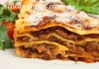 lasañas, cannelloni, catering italiano