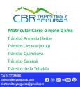 MATRICULA INICIAL CARROS O MOTOS 0 KMS