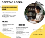 Oferta laboral Aux de recursos humanos