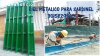 RIEL  METALICO DOBLE CARA     15 X 20 X