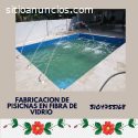 Somos fabricantes de piscinas en fibra.