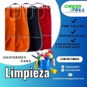 Delantales para uniformes de limpieza