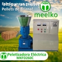 Maquina Meelko pellets con madera 260