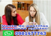 Venta cytotec en PUJILÌ 0981477743