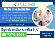 Médicos a domicilio en Quito Cumbaya San