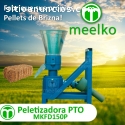 Peletizadora 150mm 8hp PTO