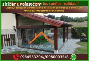 PERGOLAS,ESTRUCTURAS,METALICAS,MADERA,