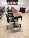 Pupitres escolares para aula