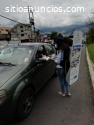 VOLANTEO CON HUMAN BANNER QUITO