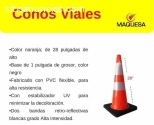 Conos PVC 28 Pulg. Uso víal