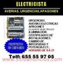 Averías eléctricas, Apagones, Urgencias. Electricista Madrid