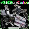 Tattoo kit 2 maquinas 40 tintas 20 aguja