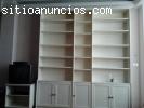 LIBRERÍA LACADA EN BLANCO