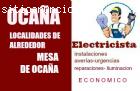 ELECTRICISTA barato  en OCAÑA y alrededo