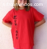 Camiseta niño roja