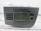 Sistema audio radio cd para seat leon