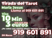 ⚡ Tarot Barato 3€ 10 min ☎️ 919 601 891