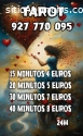 Tarot y videntes 20 minutos 5€