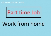 Work from home part time job vacancy