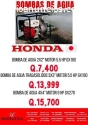 **A LA VENTA BOMBAS DE AGUA MOTOR HONDA*