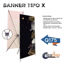 Banner tipo x (60cm x 160cm)