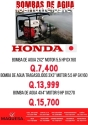 BOMBAS DE AGUA CON MOTOR HONDA