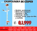 **CHAPEADORA DE CESPED 2T 43CC**