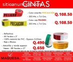 Cintas de precación y peligro