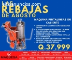 MÁQUINA PINTARAYAS EN CALIENTE