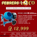 Mezcladoras Joper de 1.5 Sacos motor hon