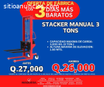 **OFERTA DE 3 DIAS STACKER MANUAL DE 3 T