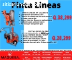 Pintalineas viales para señalizacion