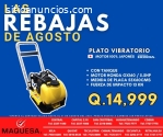 **PLATO VIBRATORIO DE COMPACTACION**