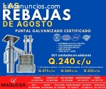 **PUNTAL / PUNTALES GALVANIDOS CERTIFICA