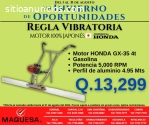 Regla vibratoria con motor honda 100% j