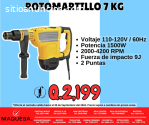 **ROTOMARTILLO DEMOLEDOR JF 7 KG**