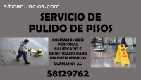 SERVICIO DE PULIDO DE PISOS