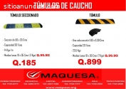 TUMULOS DE CAUCHO-