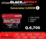 BLACK FRIDAY GENERADOR ELECTRICO