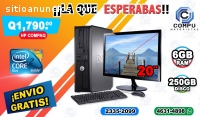 COMPUTADORAS HP COMPLETAS CON MONITOR DE