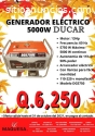 DUCAR DG5750E GENERADOR !!