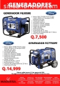 **GENERADORES ELECTRICOS FORD**