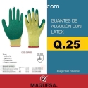 gs9800. .Guantes recubiertos de látex.