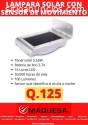 LAMPARA RECARGABLE LUZ SOLAR