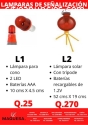 Lamparas de señalización